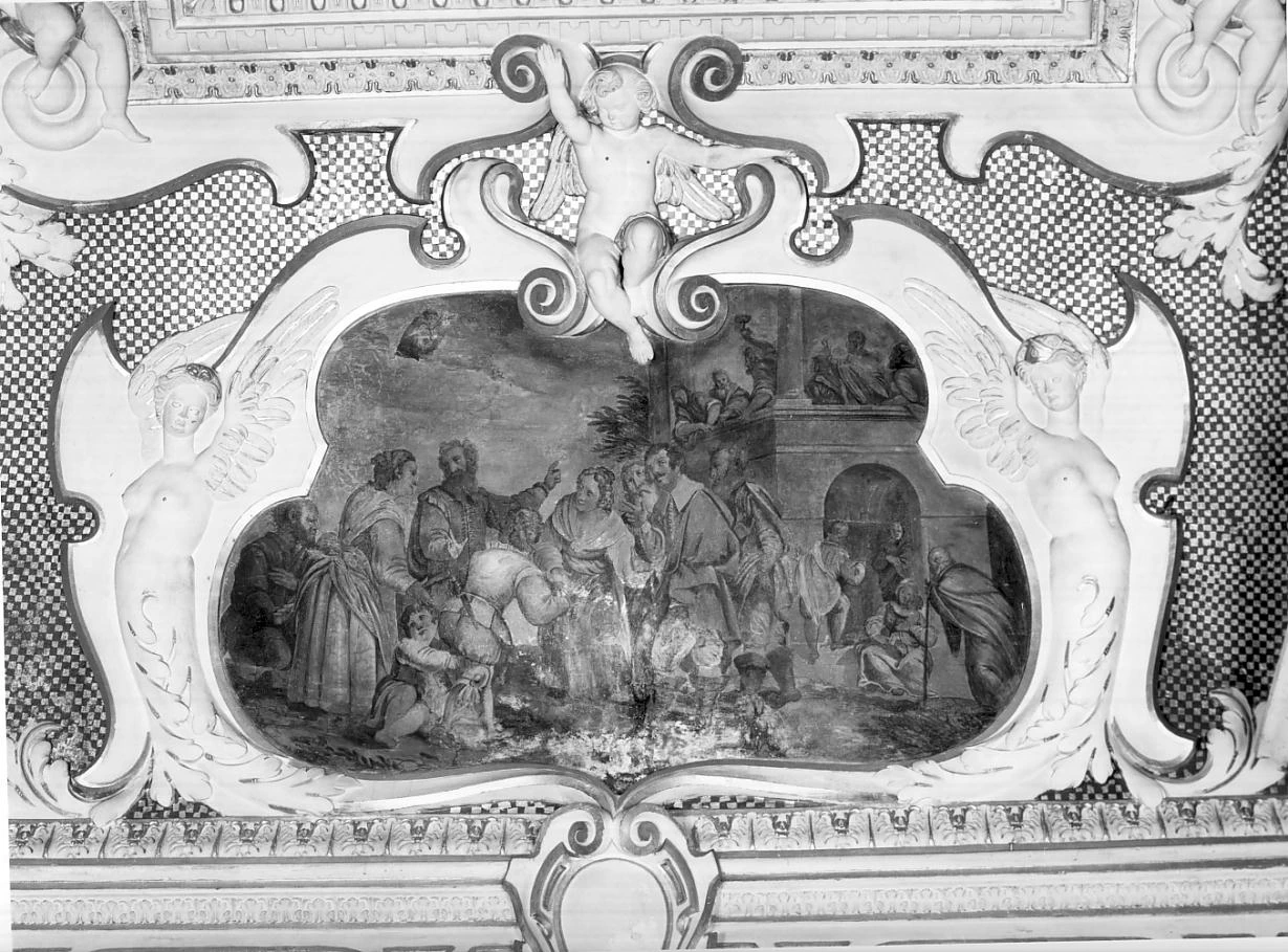 31-il transito del santo e due apparizioni miracolose di Sant'Antonio da Padova -1-chiesa San Francesco-Brescia 